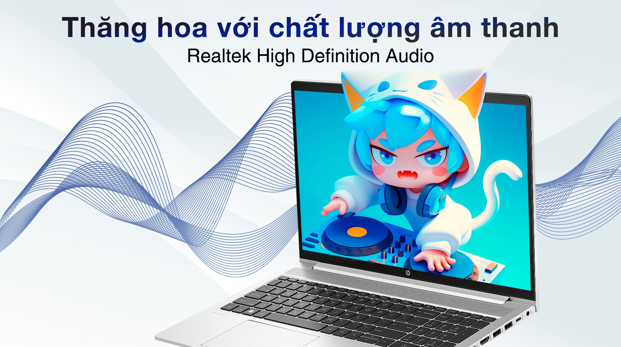 Laptop HP Probook 455 G10 - B8PG7AT (R5 7530U, 16GB, 512GB, Full HD, Win11)