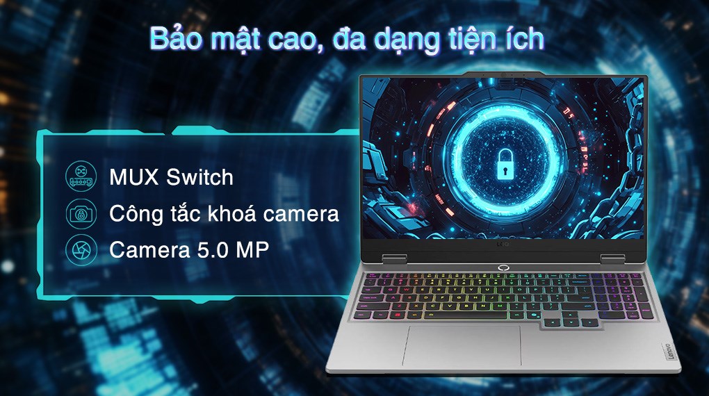 Laptop Lenovo Gaming LOQ 15IRX10 - 83JE006PVN (i7 13650HX, 24GB, 512GB, RTX 5050 8GB, Full HD 144Hz, Win11)