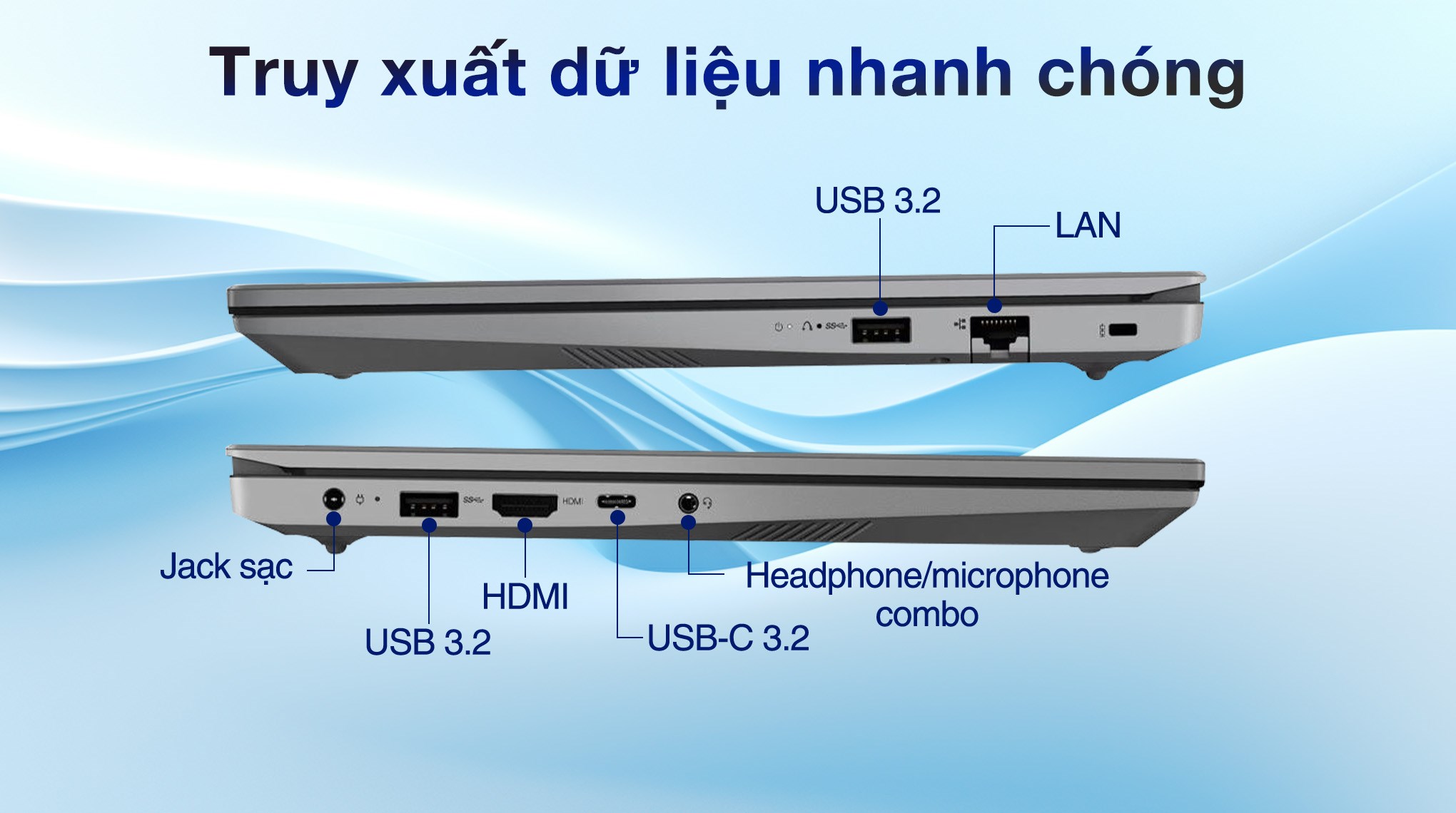 Laptop Lenovo V14 G4 AMN - 82YT00YNVN (R5 7520U, 16GB, 512GB, Full HD, Win11)