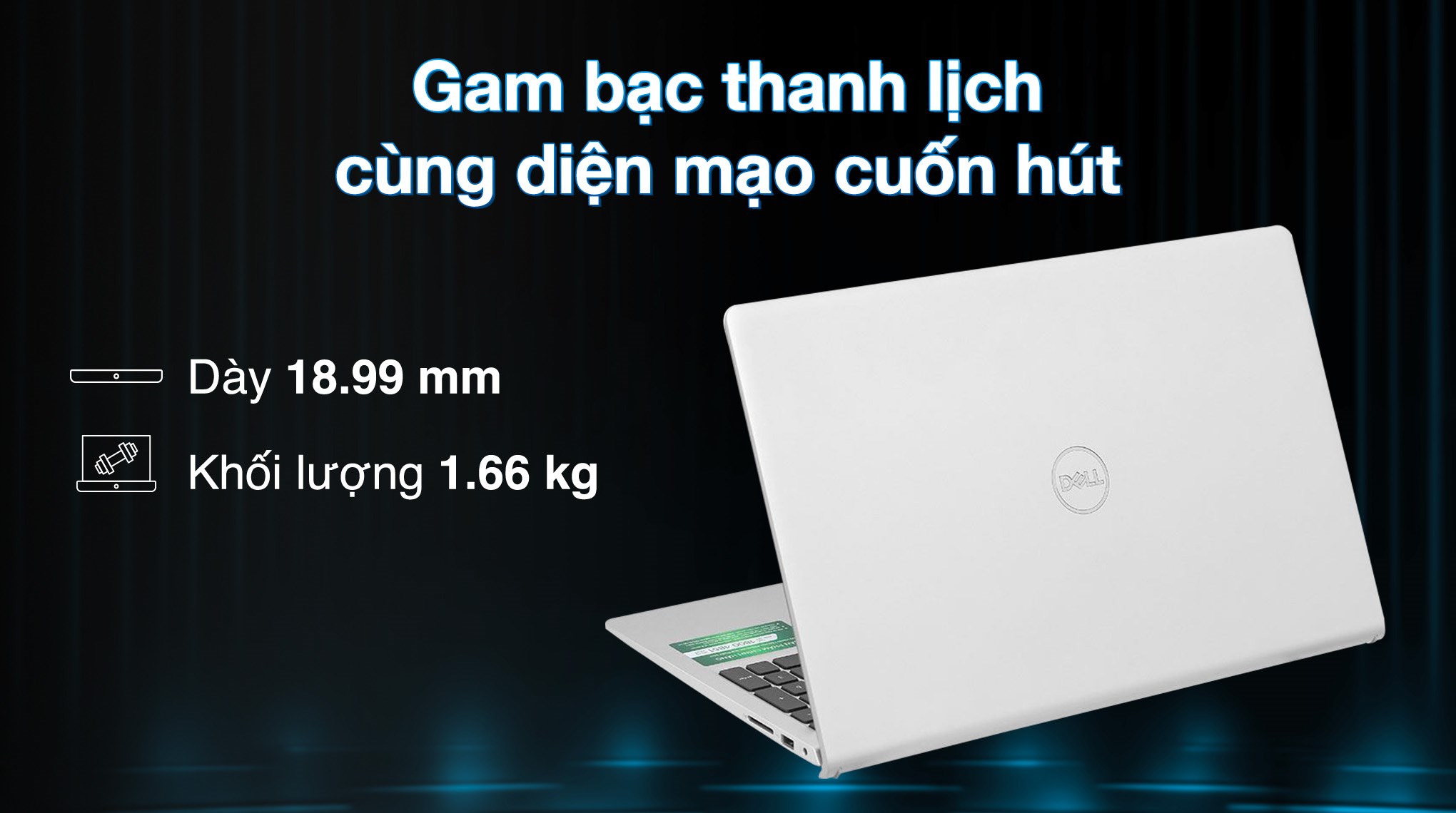 Laptop Dell Inspiron 15 3530 - N3530-i7U161W11SLU (i7 1355U, 16GB, 1TB, Full HD 120Hz, OfficeH24+365, Win11)