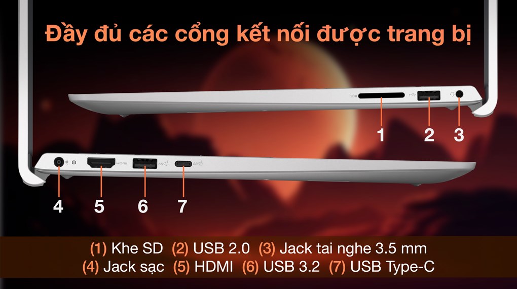 Laptop Dell Inspiron 15 3530 - 71070372 (i5 1334U, 16GB, 512GB, Full HD 120Hz, OfficeH24+365, Win11)