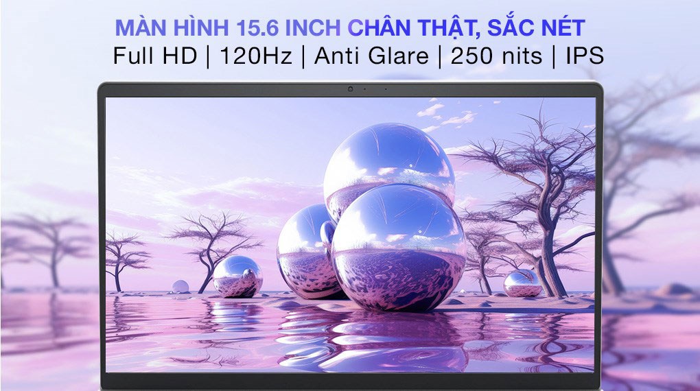 Laptop Dell 15 DC15250 - DC5I7748W1 (i7 1355U, 16GB, 512GB, Full HD 120Hz, OfficeH24+365, Win11)