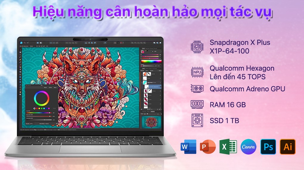 Laptop Dell Inspiron 14 5441 - N4O10441W1 (X1P 64 100, 16GB, 1TB, Full HD+, OfficeH24+365, Win11)