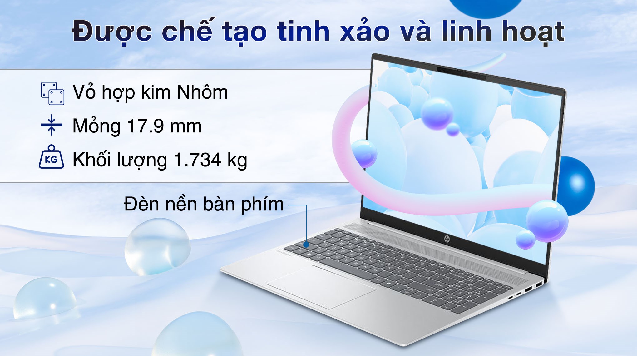 Laptop HP OmniBook 5 AI 16 af1046TU - BZ7Q8PA (Ultra 5 225U, 16GB, 512GB, WUXGA, Cảm ứng, OfficeH24, Win11)