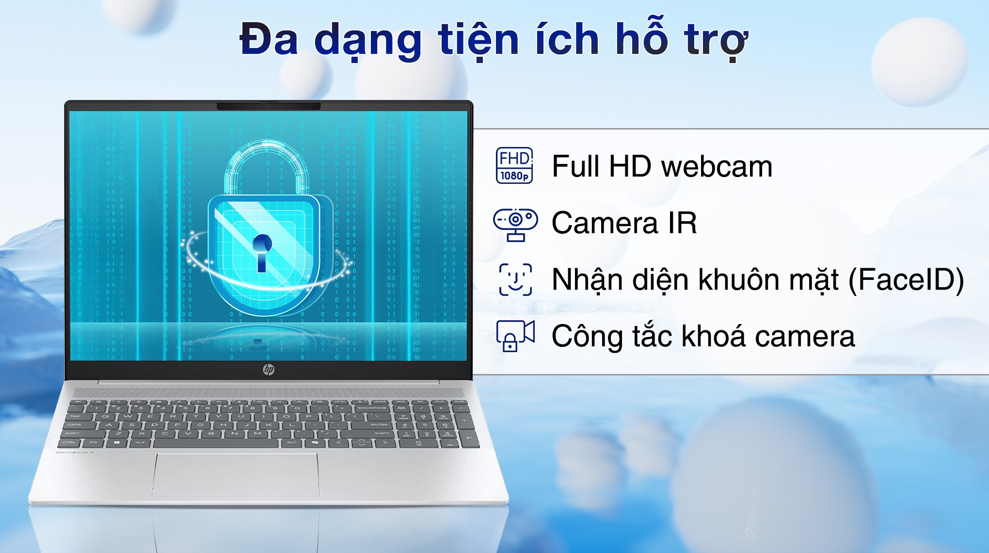 Laptop HP OmniBook 5 AI 16 af1046TU - BZ7Q8PA (Ultra 5 225U, 16GB, 512GB, WUXGA, Cảm ứng, OfficeH24, Win11)