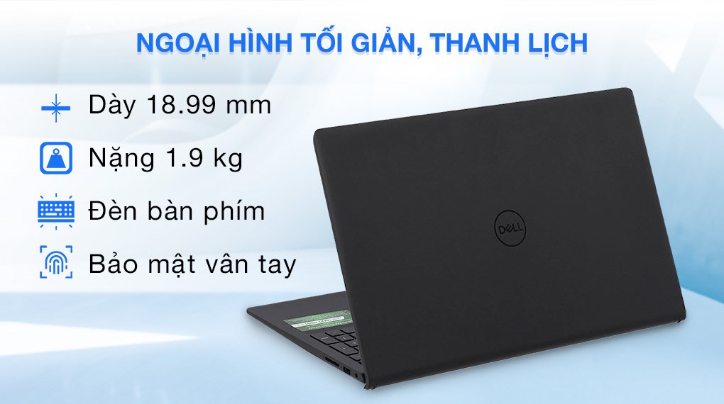 Laptop Dell Inspiron 15 3520 - 71069748 (i7 1255U, 16GB, 512GB, Full HD 120Hz, OfficeH24+365, Win11)