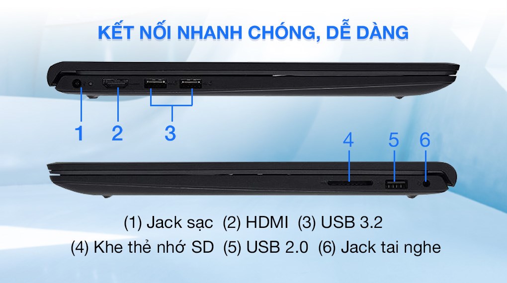 Laptop Dell Inspiron 15 3520 - 71069748 (i7 1255U, 16GB, 512GB, Full HD 120Hz, OfficeH24+365, Win11)