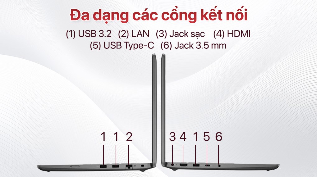 Laptop Dell Latitude 3450 - L3450-1335U-16512WN-FR (i5 1335U, 16GB, 512GB, Full HD, Win11)