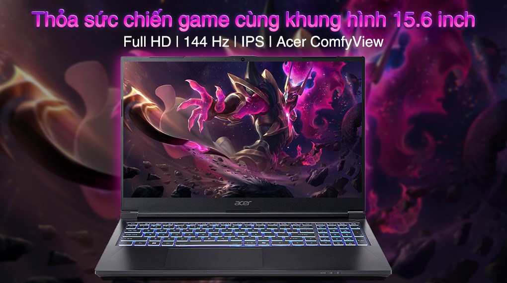 Laptop Acer Gaming Aspire 7 A715 59G 57TU - NH.QX6SV.001 (i5 12450H, 16GB, 512GB, RTX 3050 6GB, Full HD 144Hz, Win11)
