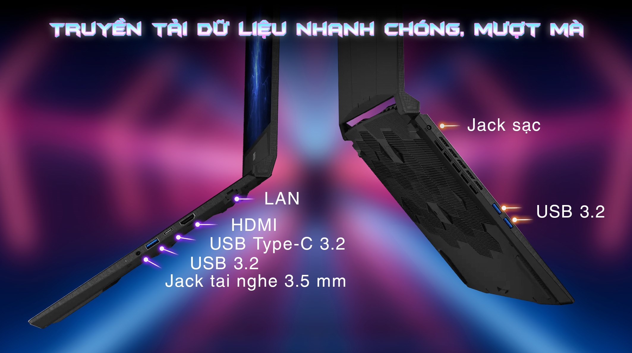 Laptop MSI Gaming Katana 15 HX B14WFK - 267VN (i7 14650HX, 32GB, 512GB, RTX5060 8GB, QHD 165Hz, Win11)