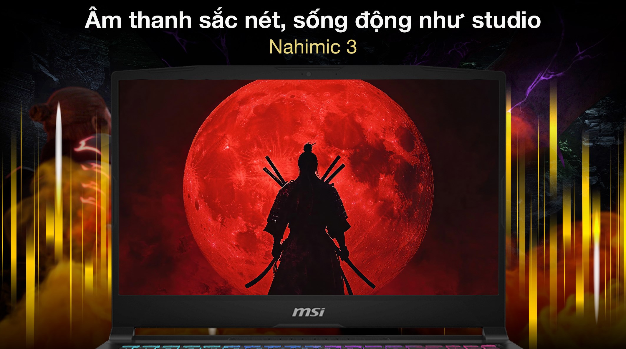 Laptop MSI Gaming Katana 15 HX B14WFK - 025VN (i7 14650HX, 16GB, 512GB, RTX5060 8GB, QHD 165Hz, Win11)