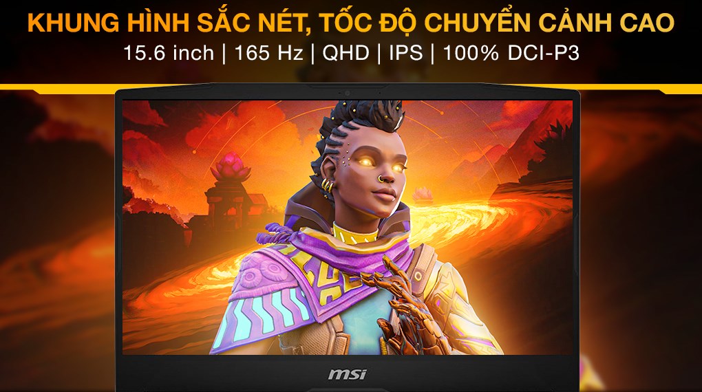 Laptop MSI Gaming Katana 15 HX B14WEK - 286VN (i5 14450HX, 16GB, 512GB, RTX5050 8GB, QHD 165Hz, Win11)