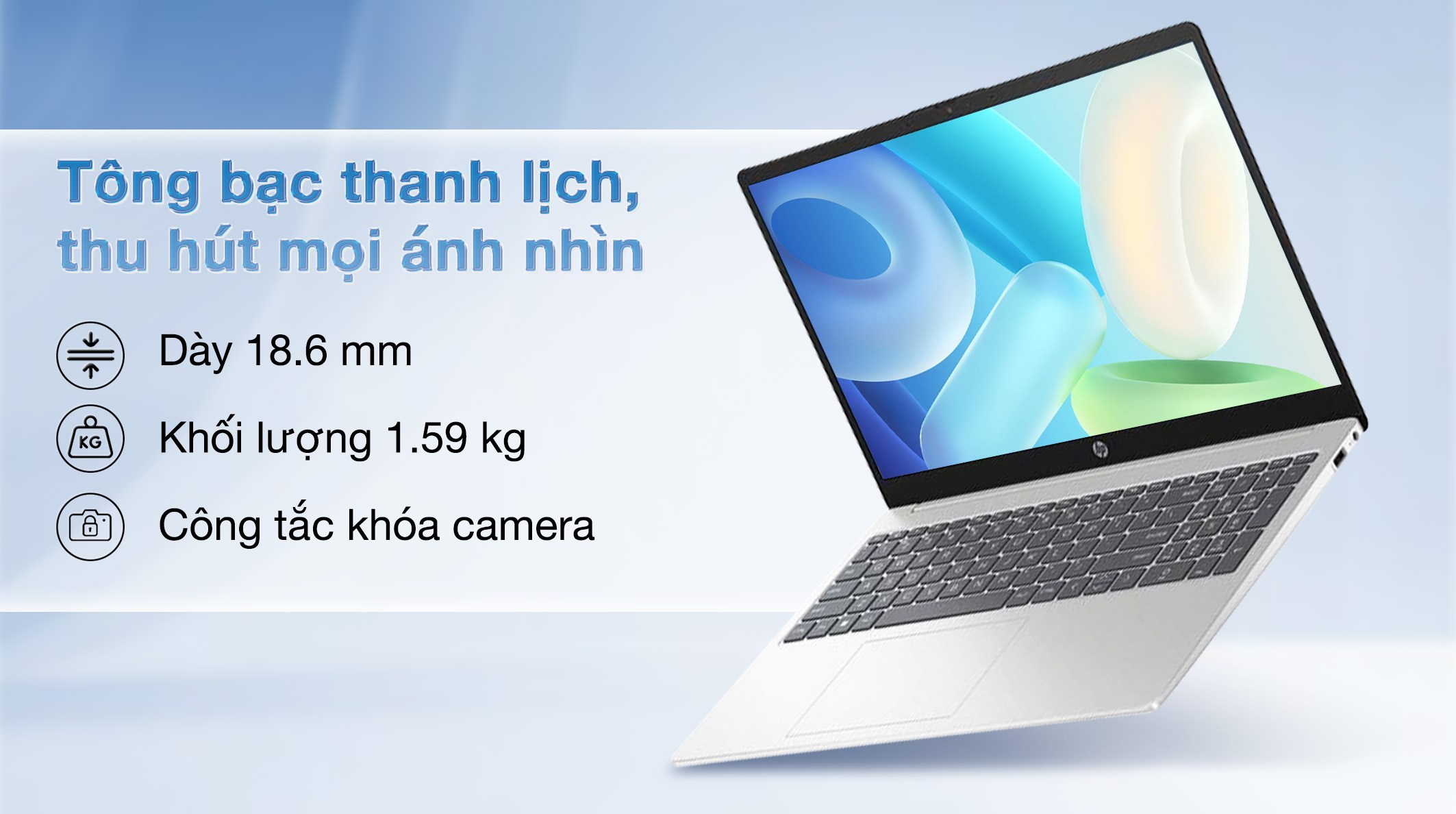 Laptop HP 15 fd1043TU - 9Z2W9PA (Core 5 120U, 16GB, 1TB, Full HD, Win11)