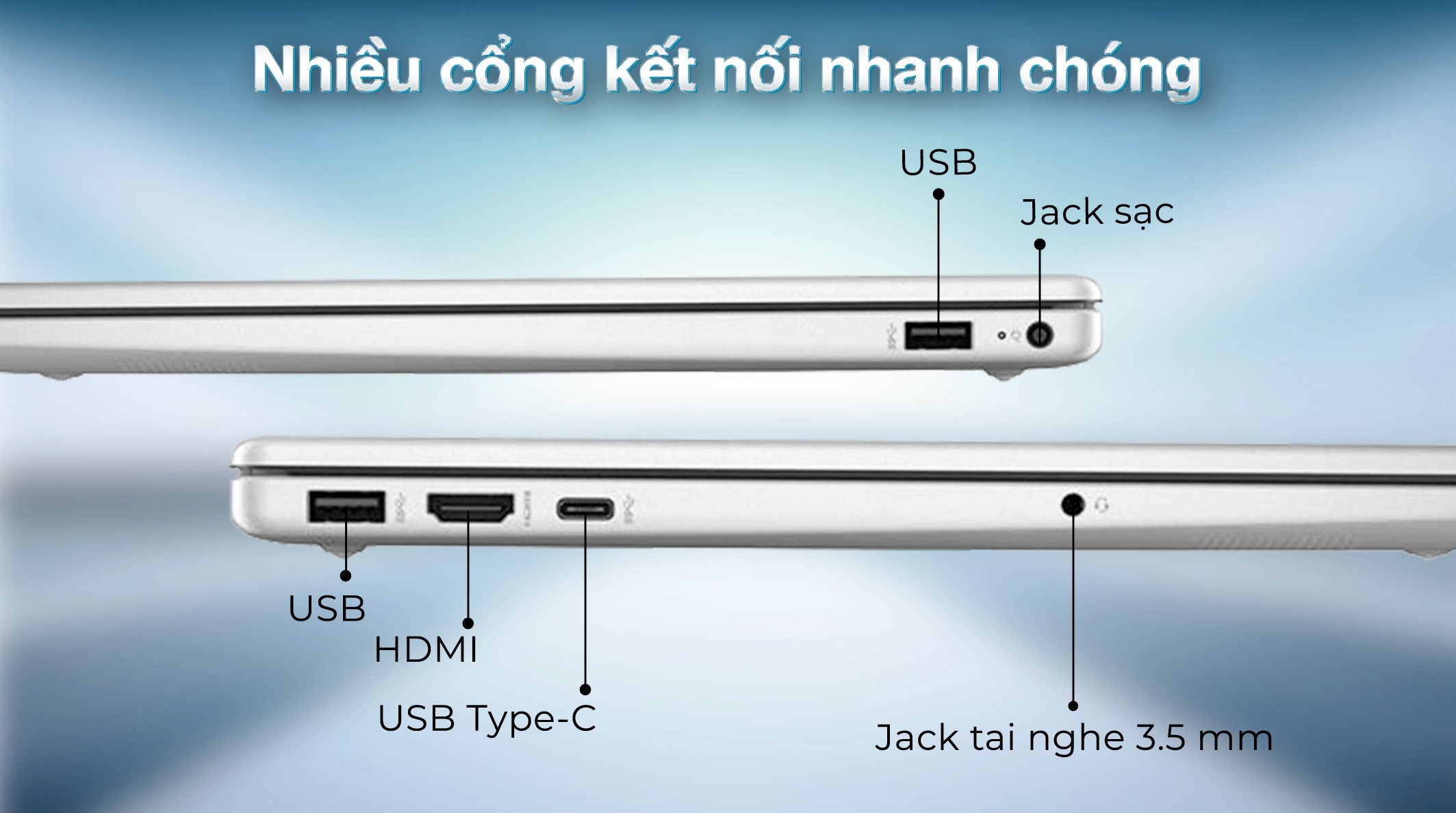 Laptop HP 15 fd1043TU - 9Z2W9PA (Core 5 120U, 16GB, 1TB, Full HD, Win11)