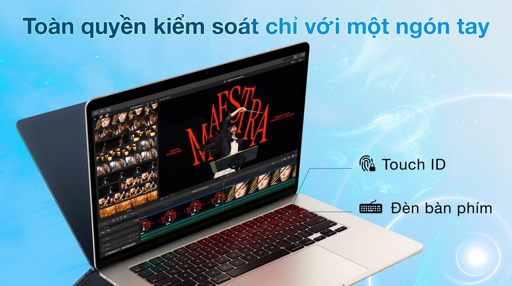 Laptop MacBook Air 13 inch M4 16GB/256GB Sạc 70W