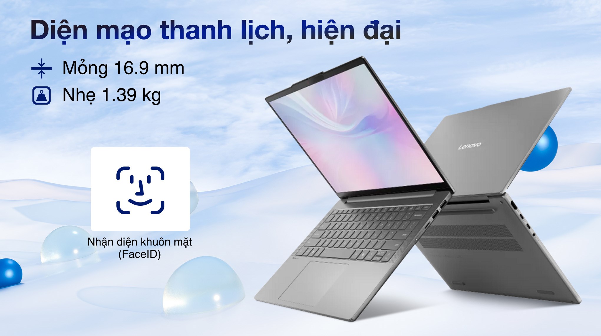Laptop Lenovo IdeaPad Slim 5 OLED 14IRH10R - 83J0006CVN (Core 5 210H, 32GB, 1TB, WUXGA OLED, Win11)