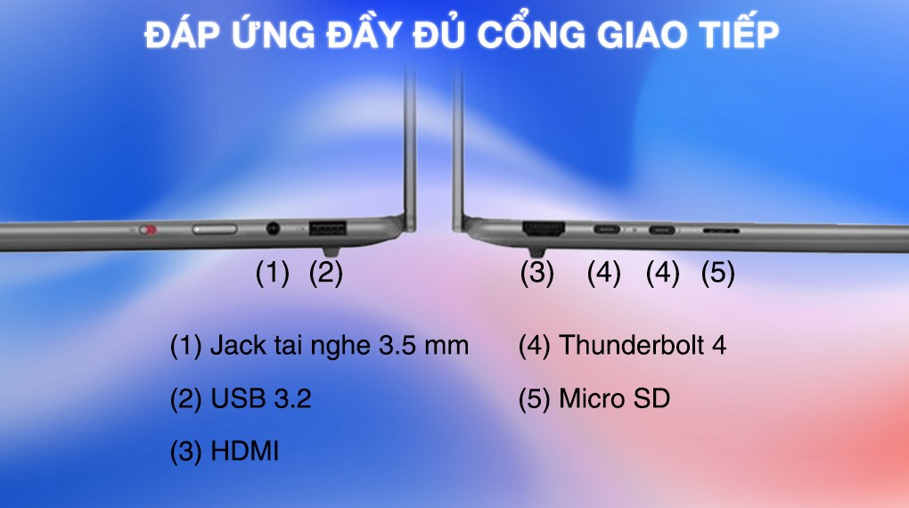 Laptop Lenovo Yoga Slim 7 OLED 14ILL10 - 83JX0086VN (Ultra 5 226V, 16GB, 512GB, 2.8K OLED 120Hz, OfficeH24, Win11)