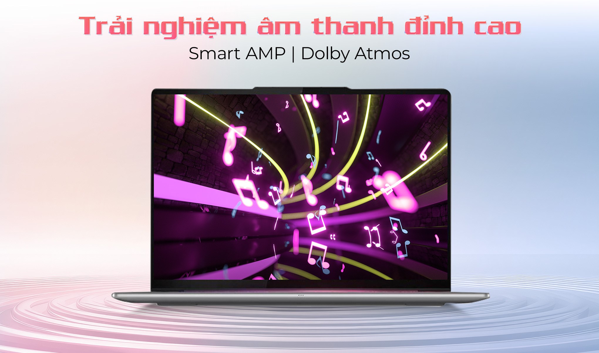 Laptop Lenovo Yoga Slim 7 OLED 14ILL10 - 83JX0036VN (Ultra 7 258V, 32GB, 1TB, 2.8K OLED 120Hz, OfficeH24, Win11)