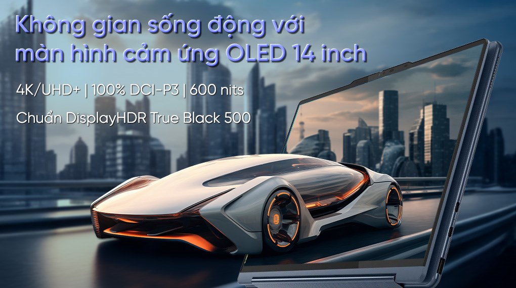 Laptop Lenovo Yoga 9 2n1 OLED 14ILL10 - 83LC002LVN (Ultra 7 258V, 32GB, 1TB, WQUXGA OLED, Cảm ứng, OfficeH24+365, Win11) - 5