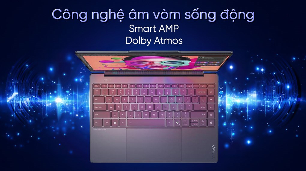 Laptop Lenovo Yoga 9 2n1 OLED 14ILL10 - 83LC002LVN (Ultra 7 258V, 32GB, 1TB, WQUXGA OLED, Cảm ứng, OfficeH24+365, Win11) - 6