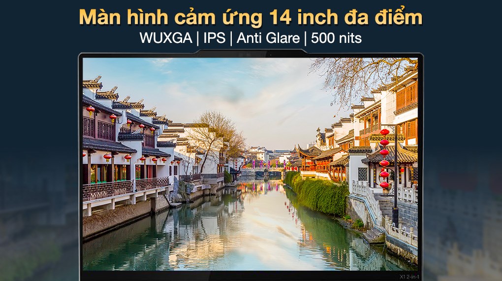 Laptop Lenovo ThinkPad X1 2in1 Gen 10 - 21Q0003JVN (Ultra 7 255U, 32GB, 1TB, WUXGA, Cảm ứng, Win11Pro)