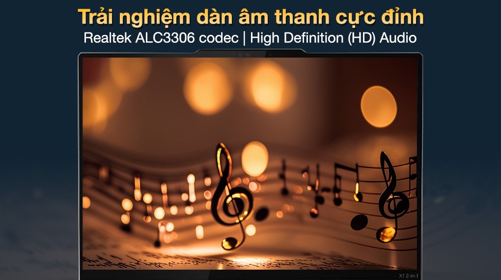 Laptop Lenovo ThinkPad X1 2in1 Gen 10 - 21Q0003JVN (Ultra 7 255U, 32GB, 1TB, WUXGA, Cảm ứng, Win11Pro)