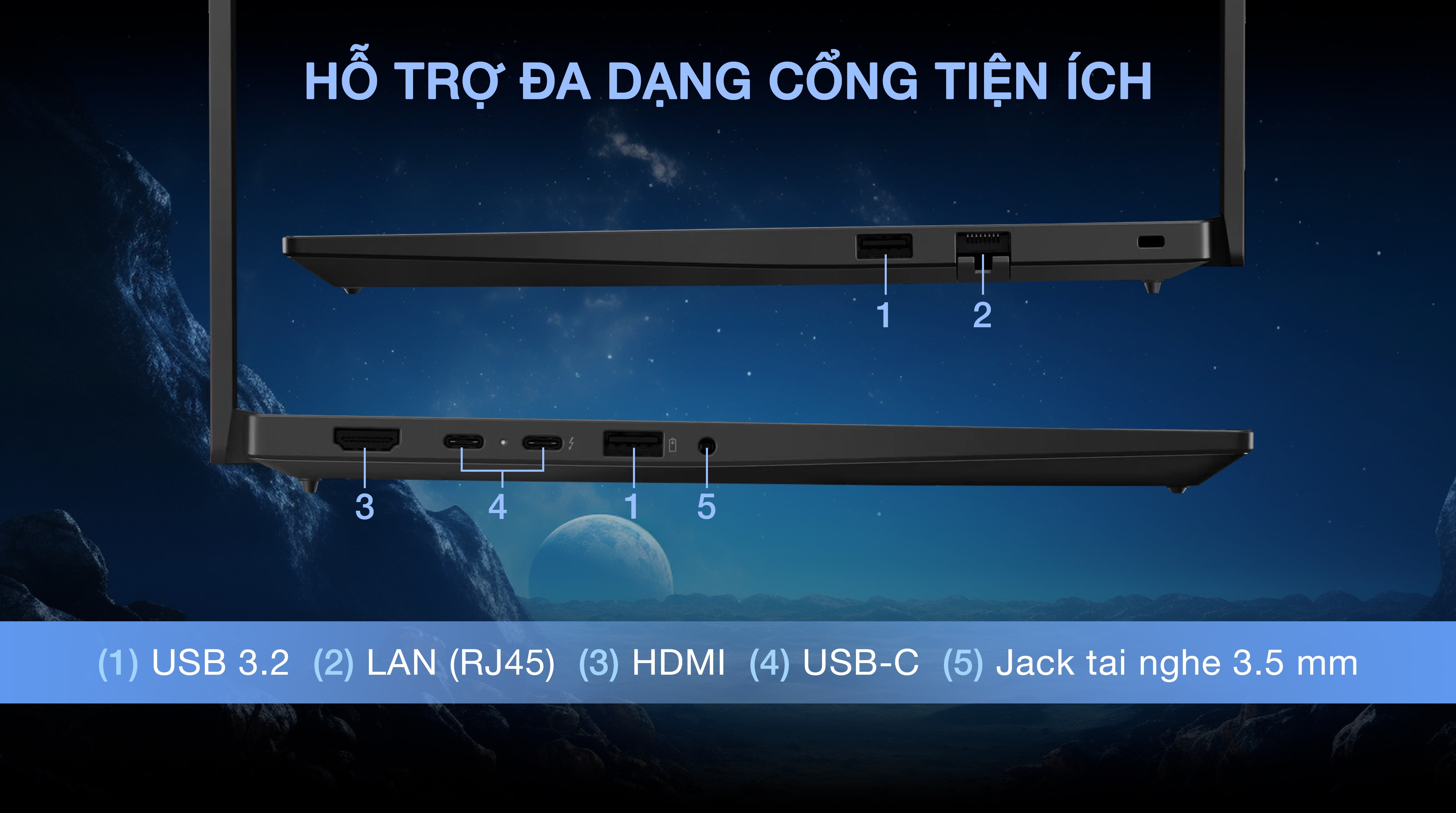 Laptop Lenovo ThinkPad E14 Gen 7 - 21SX005RVN (Ultra 5 225U, 32GB, 512GB, WUXGA, Win11)