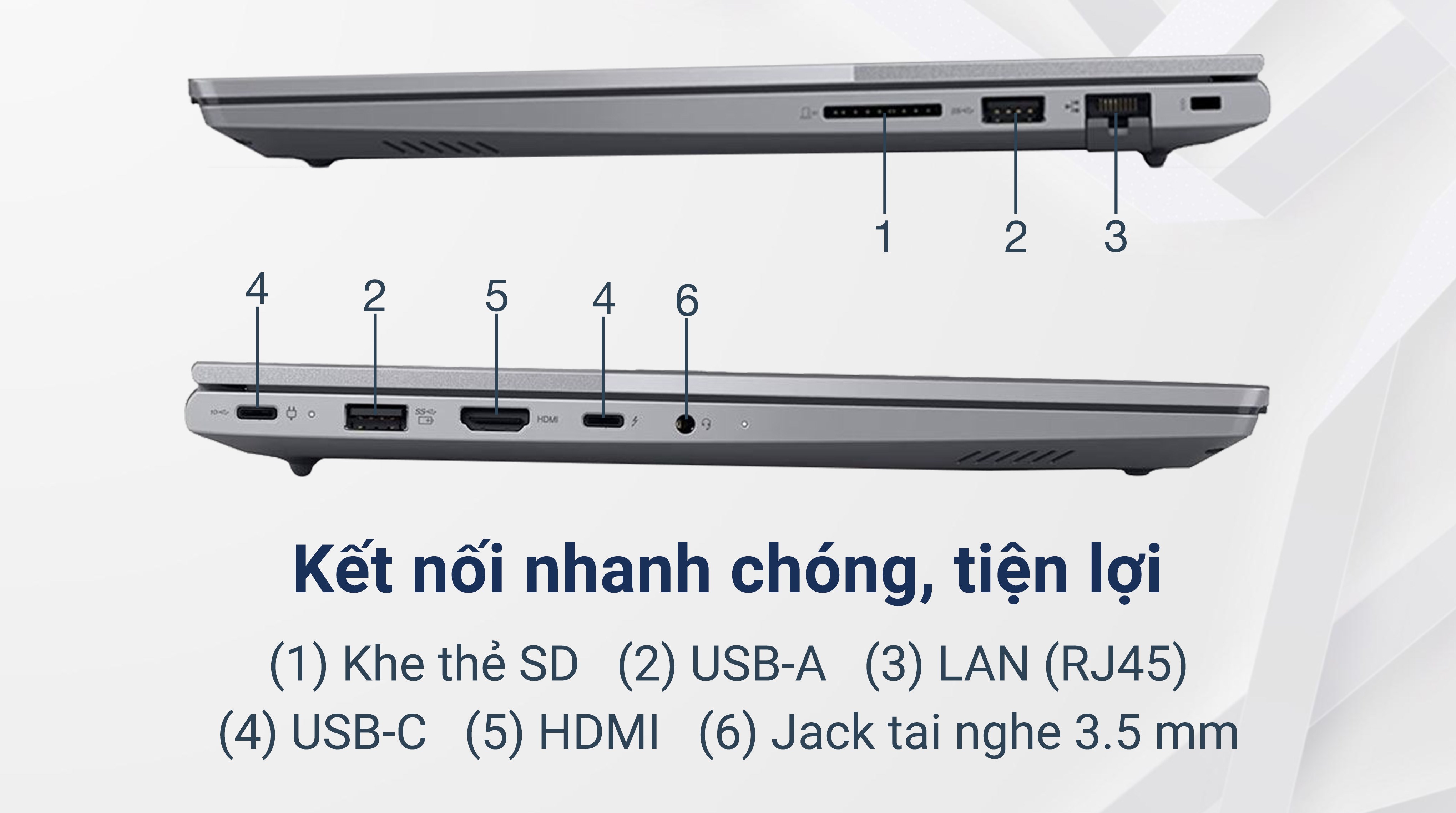 Laptop Lenovo ThinkBook 14 G8 - 21SG007SVN (Core 5 210H, 16GB, 512GB, WUXGA, Win11)