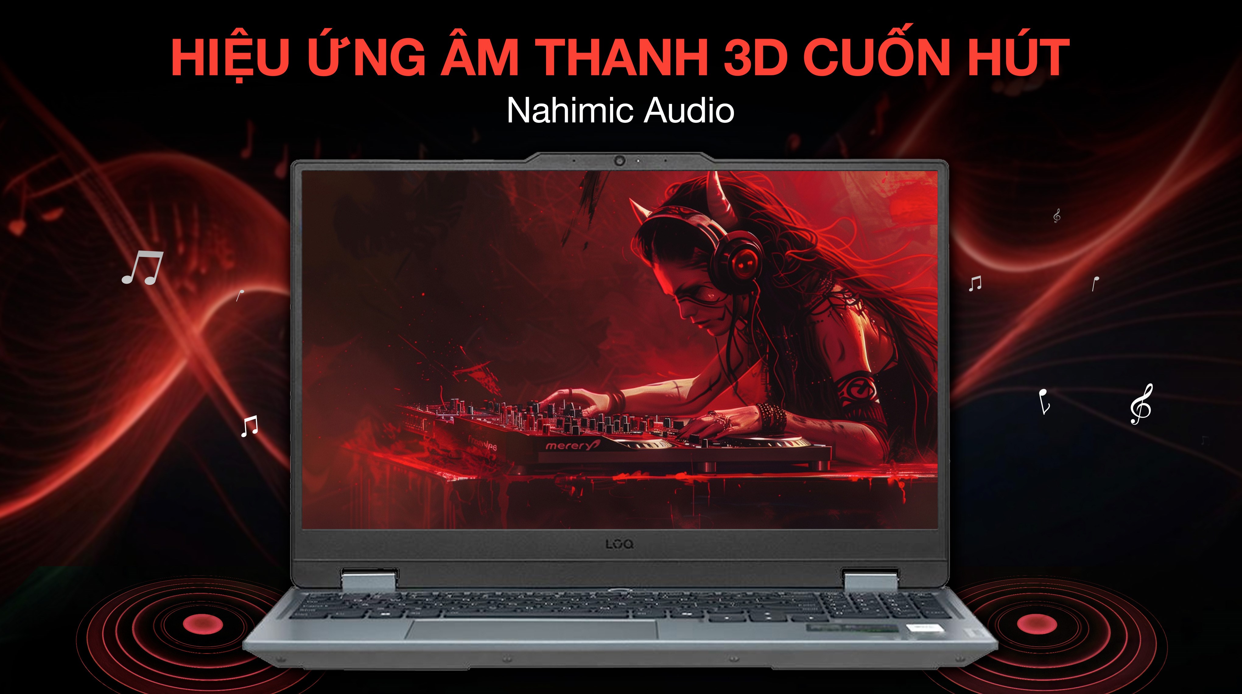 Laptop Lenovo Gaming LOQ 15ARP9 - 83JC00M3VN (R5 7235HS,16GB, 1TB, RTX 3050 6GB, Full HD 144Hz, Win11)