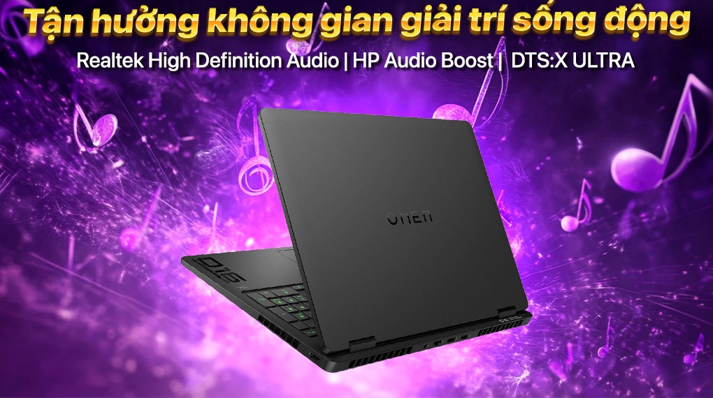 Laptop HP Gaming OMEN 16 am0176TX - BX9D3PA (Ultra 7 255H, 16GB, 512GB, RTX 5060 8GB, WUXGA 165Hz, Win11)