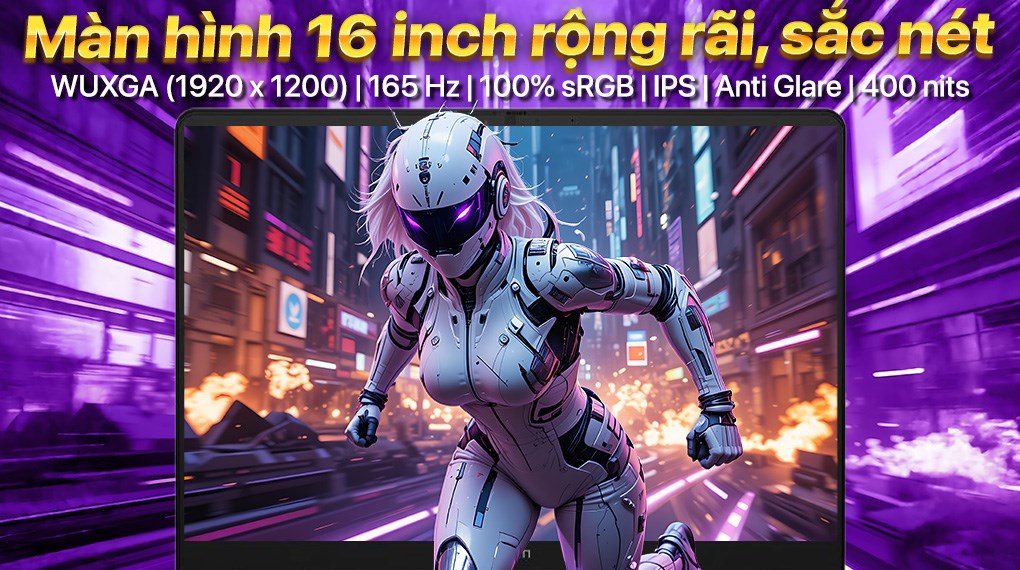 Laptop HP Gaming OMEN 16 am0129TX - BX9D1PA (Ultra 7 255H, 32GB, 512GB, RTX 5070 8GB, WUXGA 165Hz, Win11)