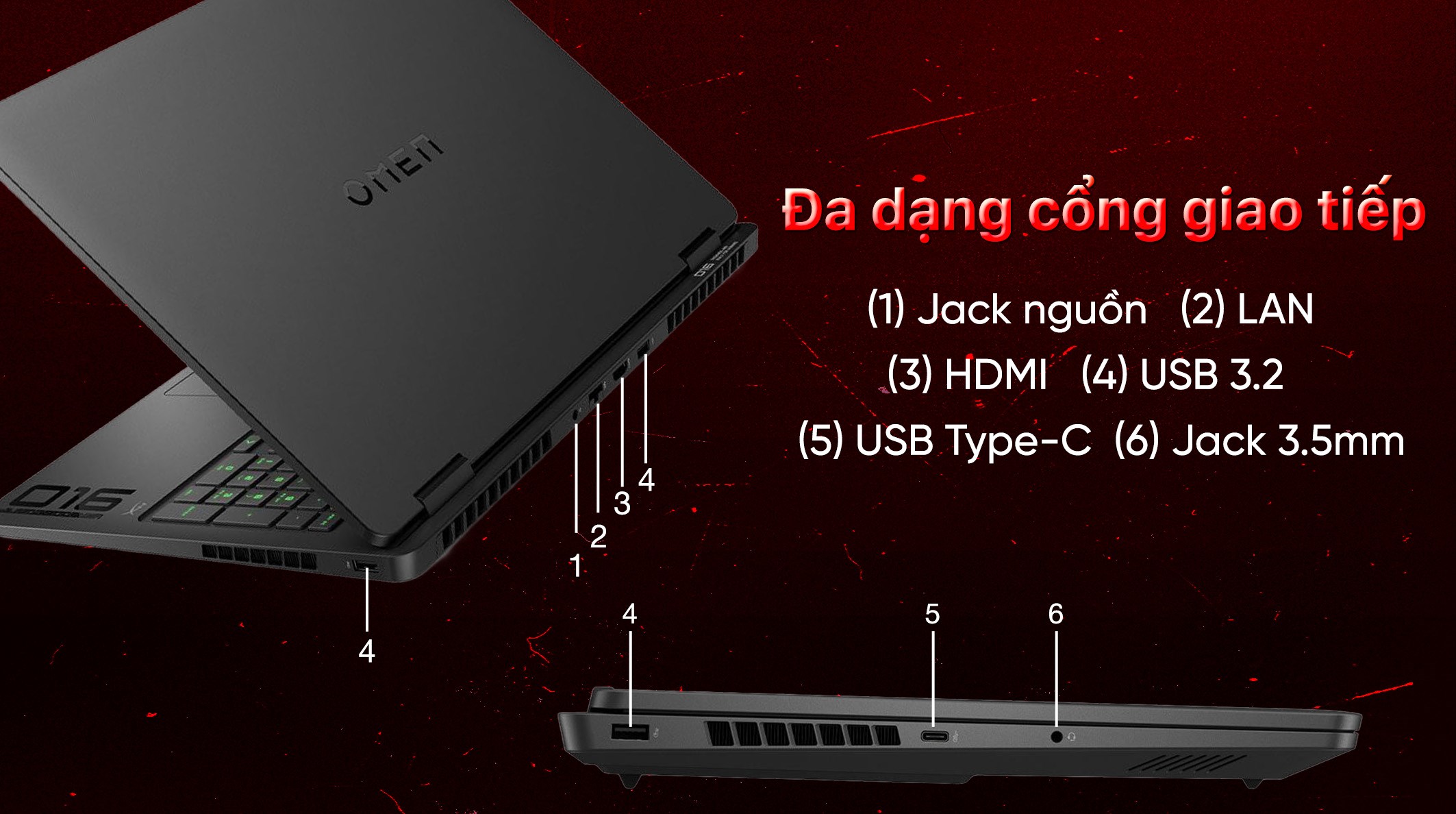 Laptop HP Gaming OMEN 16 am0127TX - BX8Y0PA (i9 14900HX, 32GB, 512GB, RTX 5070 8GB, WUXGA 165Hz, Win11)