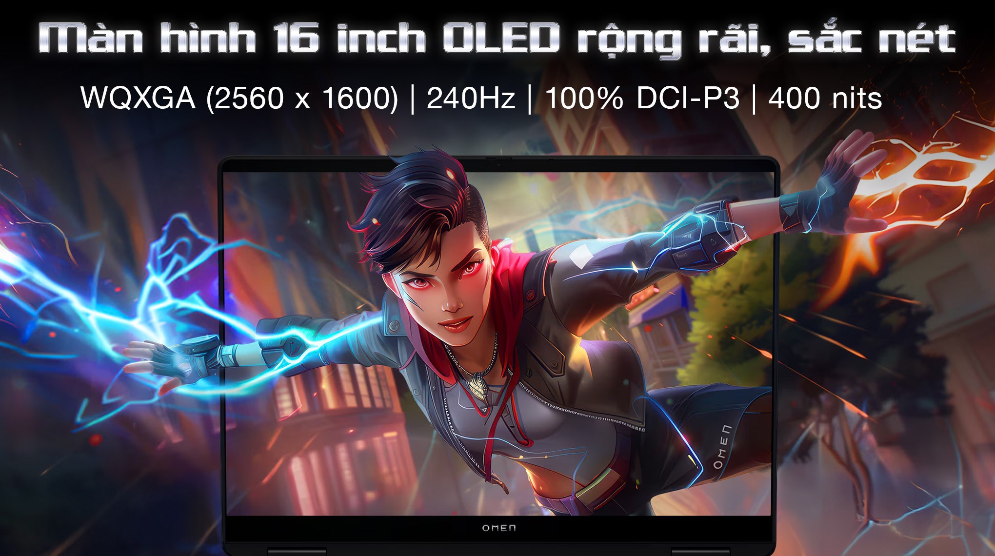 Laptop HP Gaming OMEN Max 16 ah0212TX - C1WR1PA (Ultra 9 275HX, 64GB, 2TB, RTX 5090 24GB, WQXGA OLED 240Hz, OfficeH24, Win11)