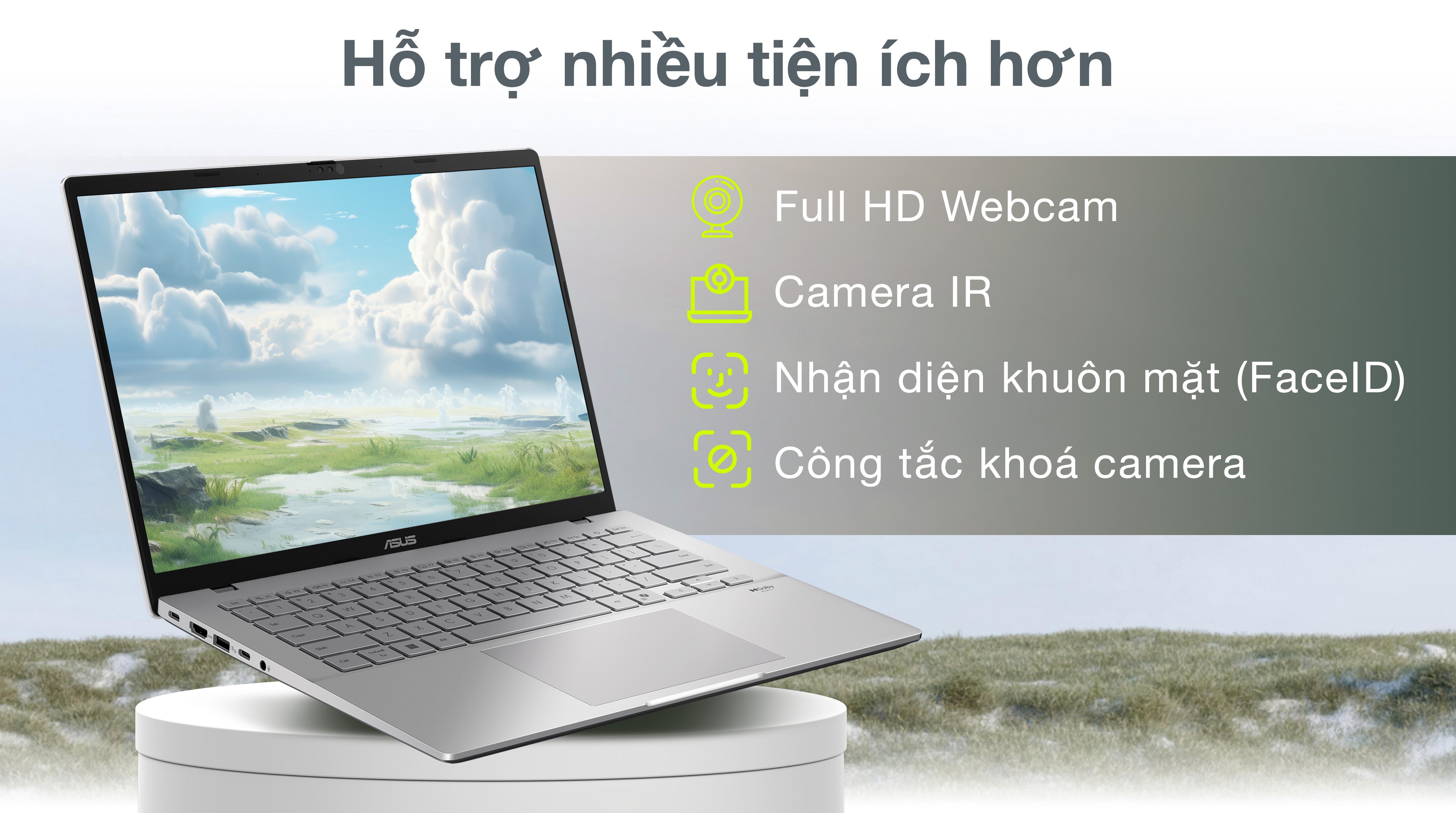 Laptop Asus Vivobook S14 S3407VA - LY053W (i7 13620H, 16GB, 512GB, WUXGA, Win11)