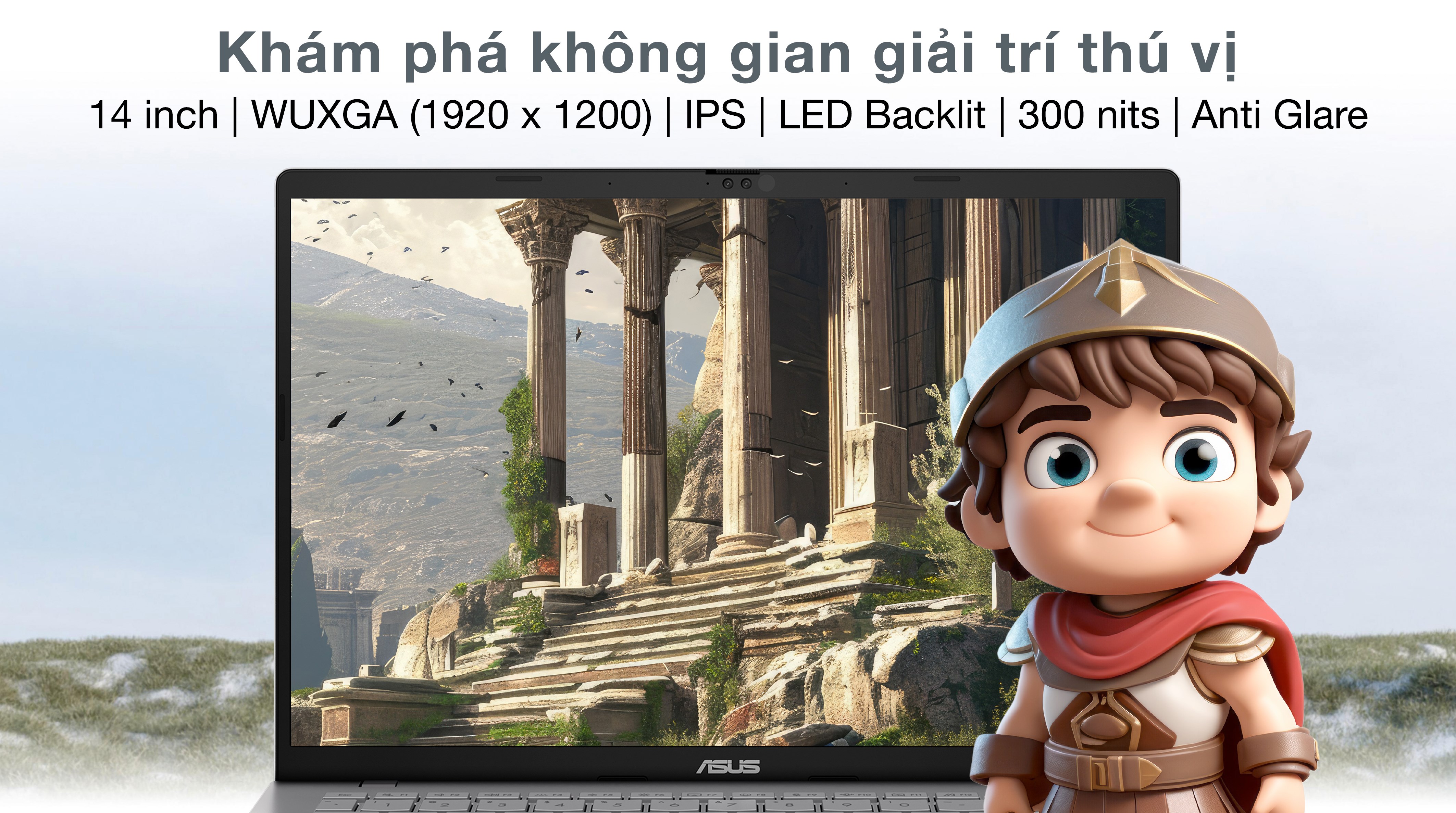 Laptop Asus Vivobook S14 S3407VA - LY053W (i7 13620H, 16GB, 512GB, WUXGA, Win11)