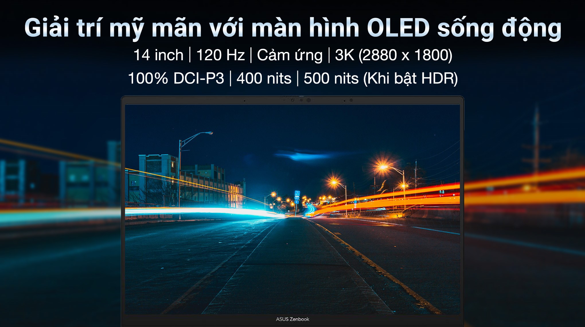 Laptop Asus Zenbook UX3405CA - PZ188WS (Ultra 7 255H, 32GB, 1TB, 3K OLED 120Hz, OfficeH24+365, Win11)