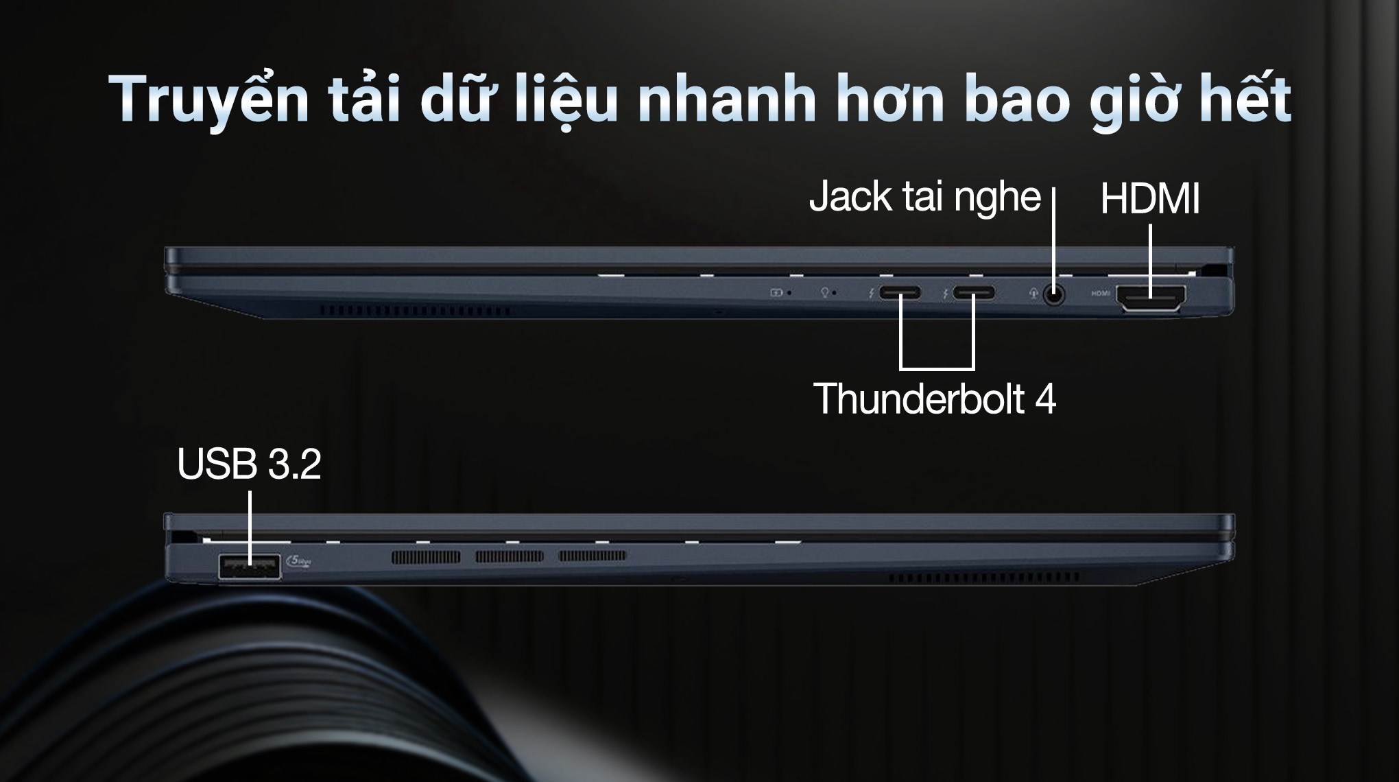 Laptop Asus Zenbook UX3405CA - PZ188WS (Ultra 7 255H, 32GB, 1TB, 3K OLED 120Hz, OfficeH24+365, Win11)