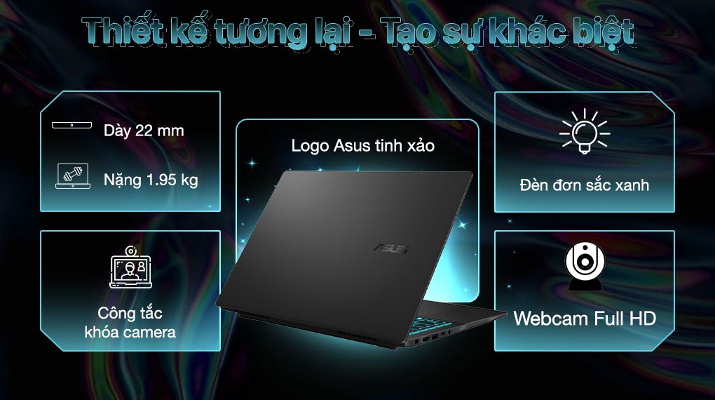 Laptop Asus Gaming V16 V3607VU - RP343W (Core 5 210H, 16GB, 512GB, RTX 4050 6GB, WUXGA 144Hz, Win11)