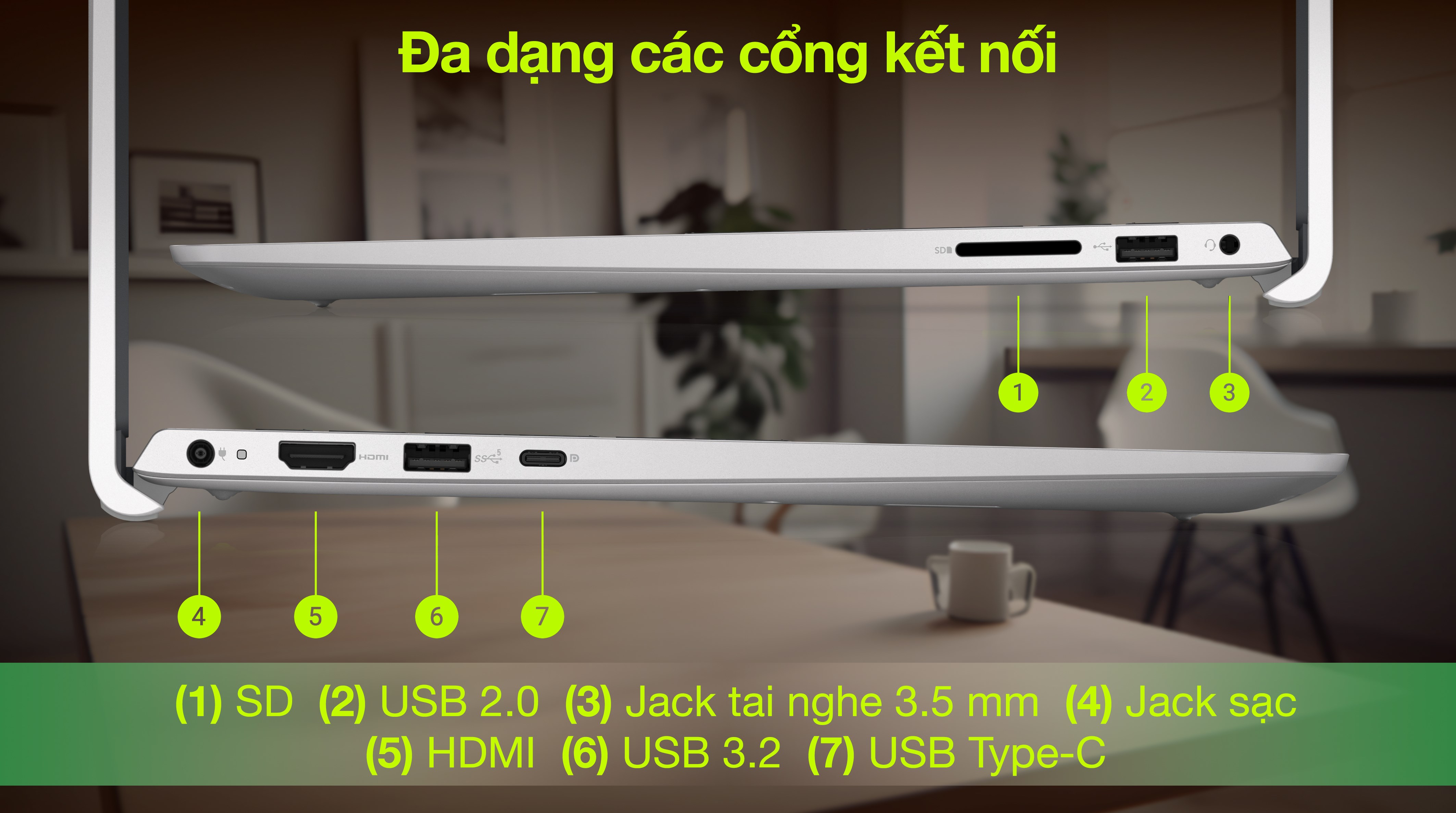 Laptop Dell 15 DC15250 - DC15250-i5U165W11SLU (i5 1334U, 16GB, 512GB, Full HD 120Hz, OfficeH24+365, Win11)