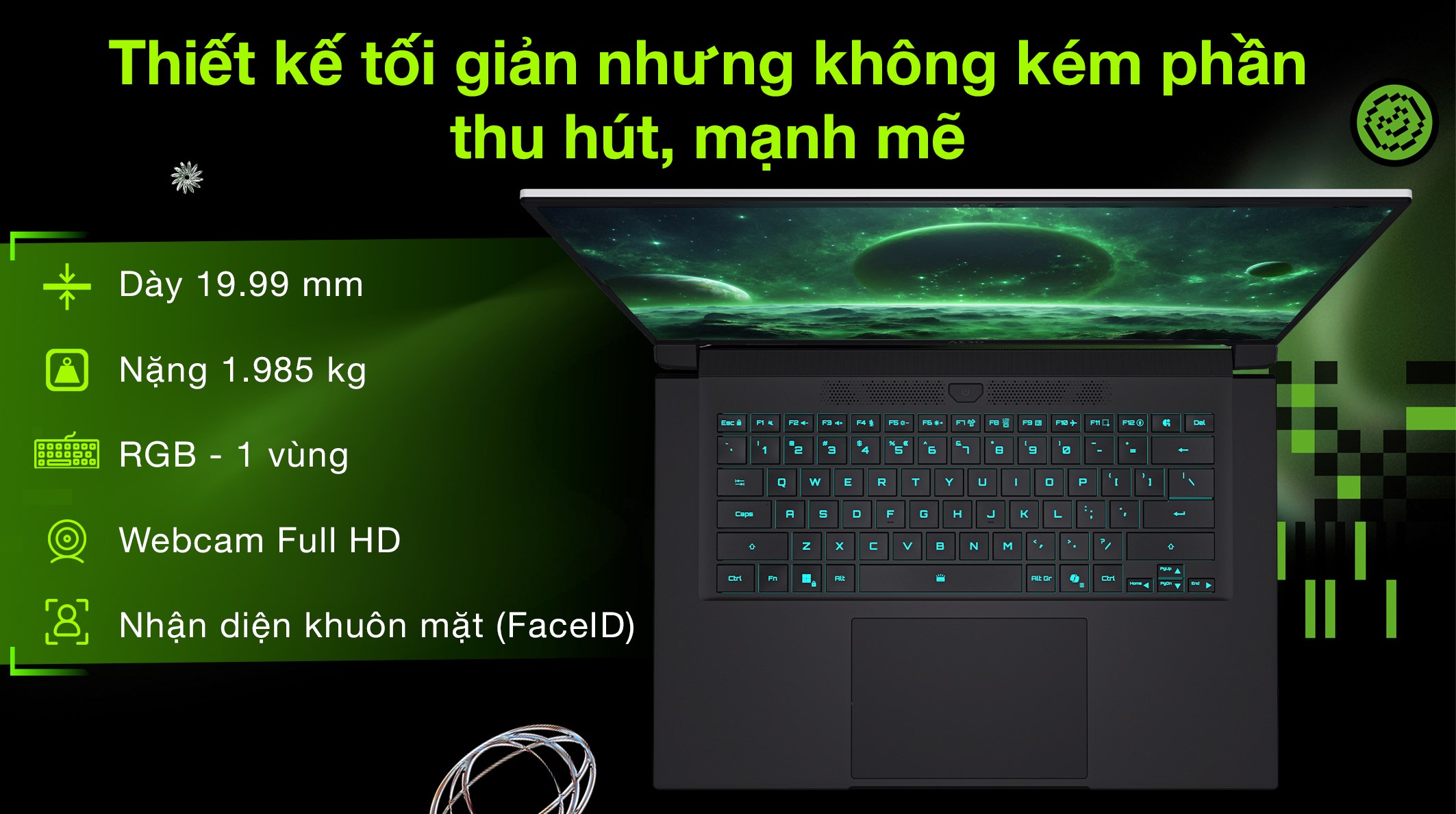 Laptop GIGABYTE Gaming AERO X16 - GIGABYTE-AERO-X16-1VH93VNC94DH (R7 AI 350, 16GB, 1TB, RTX 5060 8GB, WQXGA 165Hz,Win11)