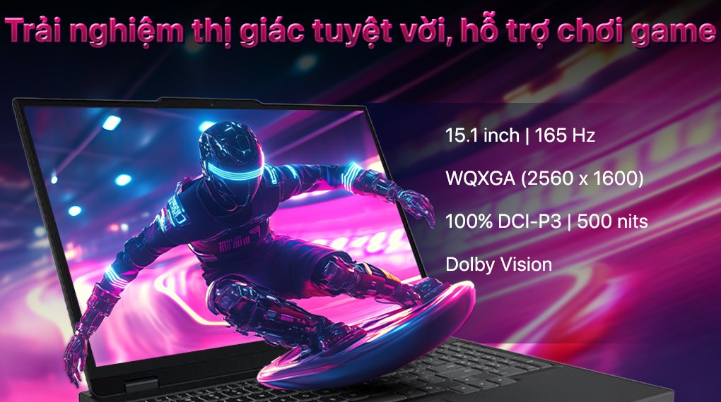 Laptop Lenovo Gaming Legion 5 15AHP10 - 83M0002XVN (R7 260, 24GB, 512GB, RTX 5050 8GB, WQXGA OLED 165Hz,OfficeH24, Win11)