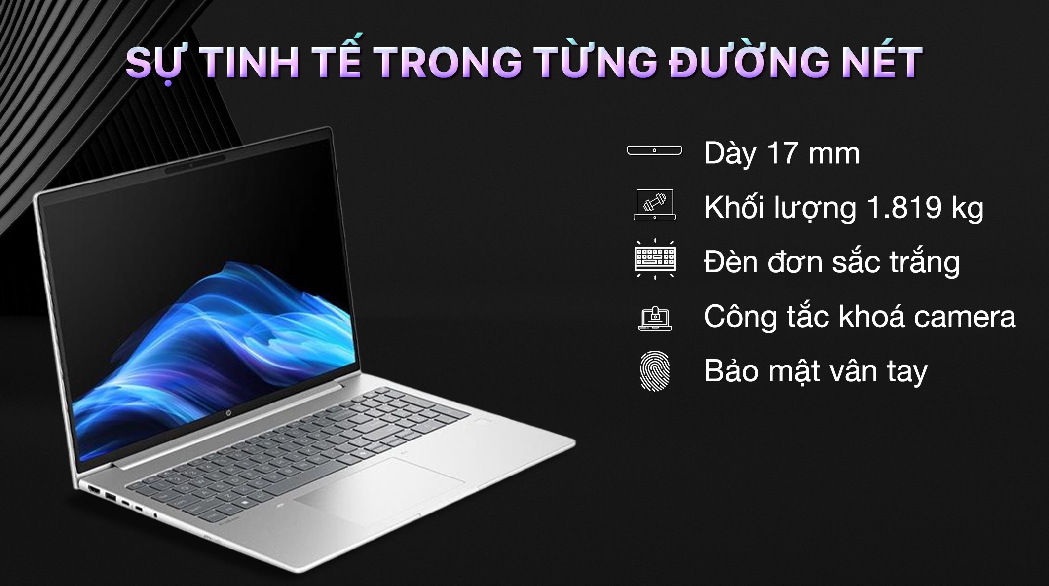 Laptop HP Probook 4 G1i 16 - BQ5D4PT (Ultra 5 225U, 16GB, 512GB, WUXGA, Win11)