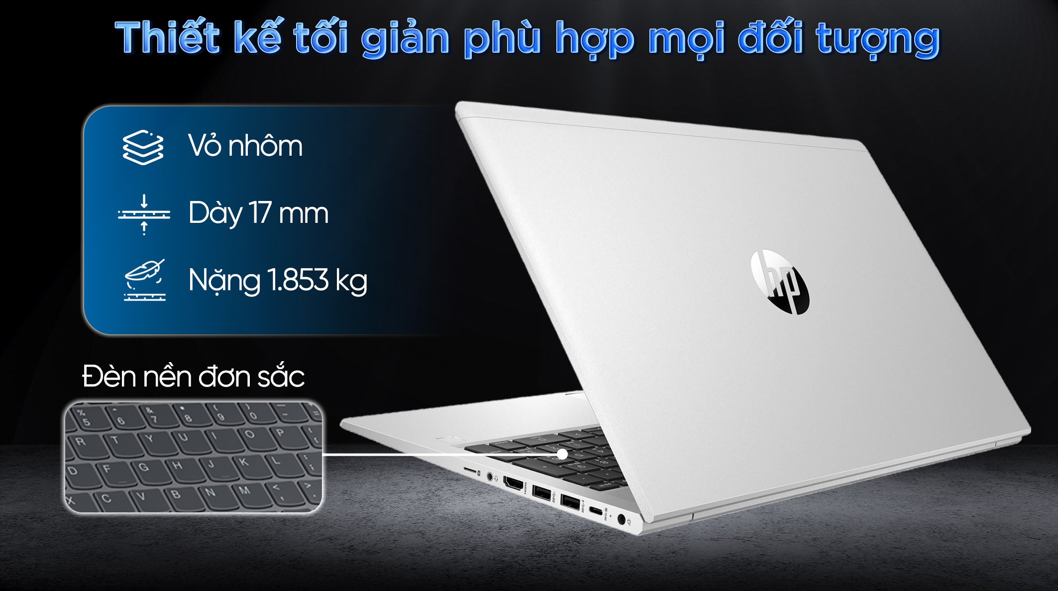 Laptop HP Probook 4 G1i 16 - BQ5E1PT (Ultra 7 255U, 16GB, 512GB, WUXGA, Win11)