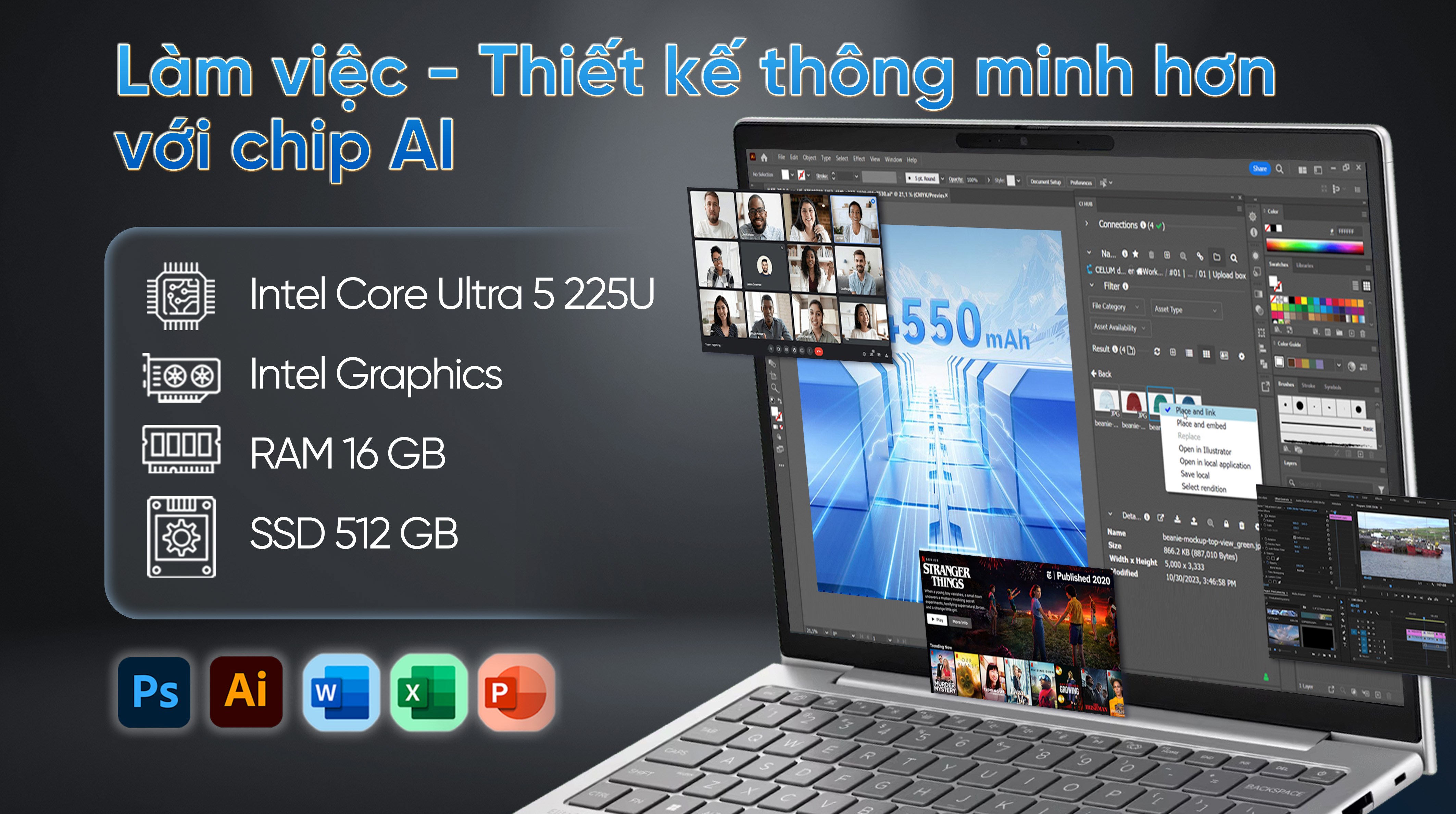 Laptop HP EliteBook 6 G1i 13 - BQ9L8PT (Ultra 5 225U, 16GB, 512GB, WUXGA, Win11)