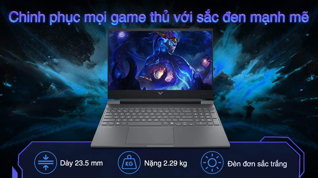 Laptop HP Gaming VICTUS 15 fa2732TX - B85LPPA (i5 13420H, 16GB, 512GB, RTX 4050 6GB, Full HD 144Hz, Win11)