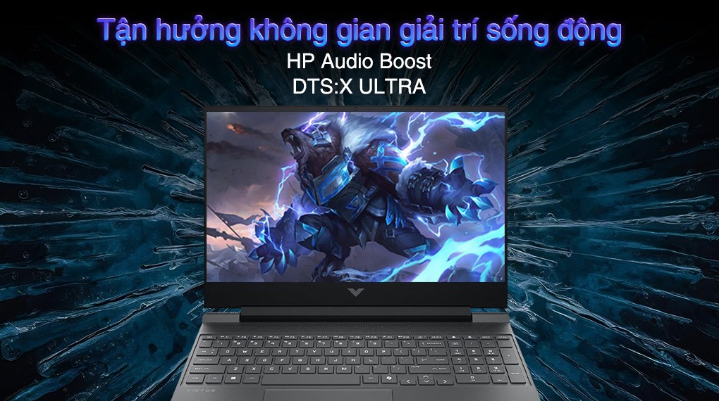 Laptop HP Gaming VICTUS 15 fa2732TX - B85LPPA (i5 13420H, 16GB, 512GB, RTX 4050 6GB, Full HD 144Hz, Win11)