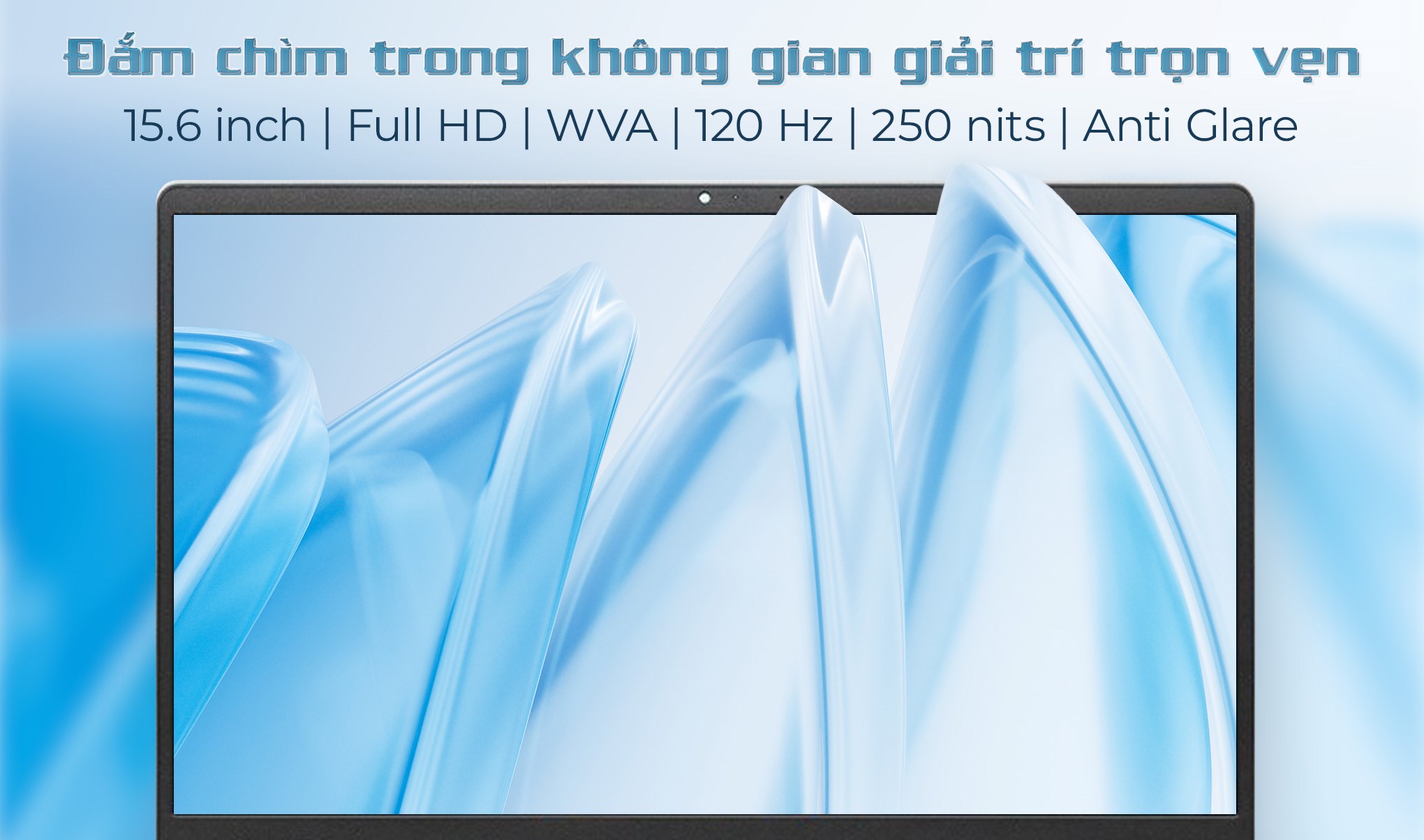 Laptop Dell Inspiron 15 3530 - N3530-i3U085W11SLU (i3 1305U, 8GB, 512GB, Full HD 120Hz, OfficeH24+365, Win11)