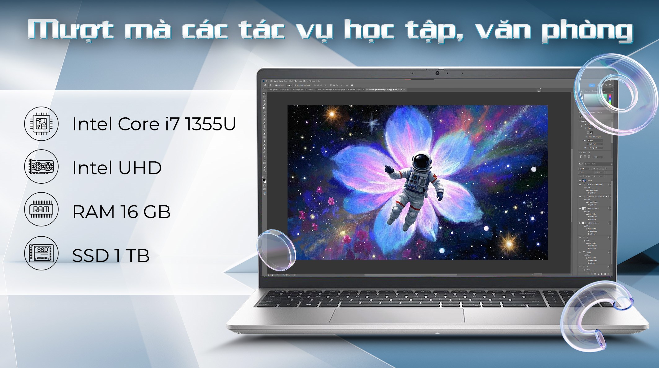 Laptop Dell 15 DC15250 - DC15250-i7U161W11SLU (i7 1355U, 16GB, 1TB, Full HD 120Hz, OfficeH24+365, Win11)