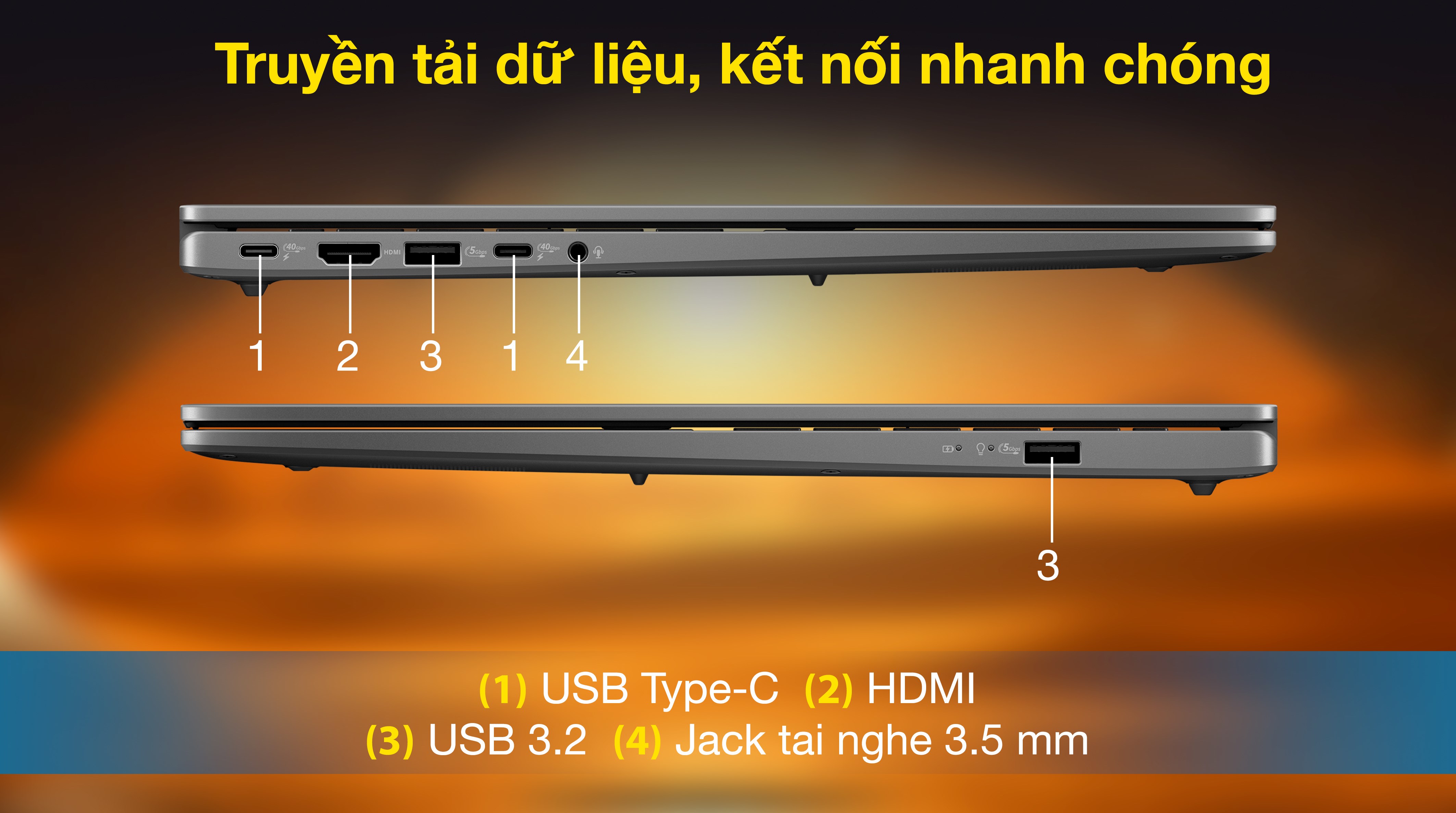 Laptop Asus Vivobook S16 S3607QA - SH040WS (X1 26 100, 16GB, 512GB, WUXGA OLED, OfficeH24+365, Win11)