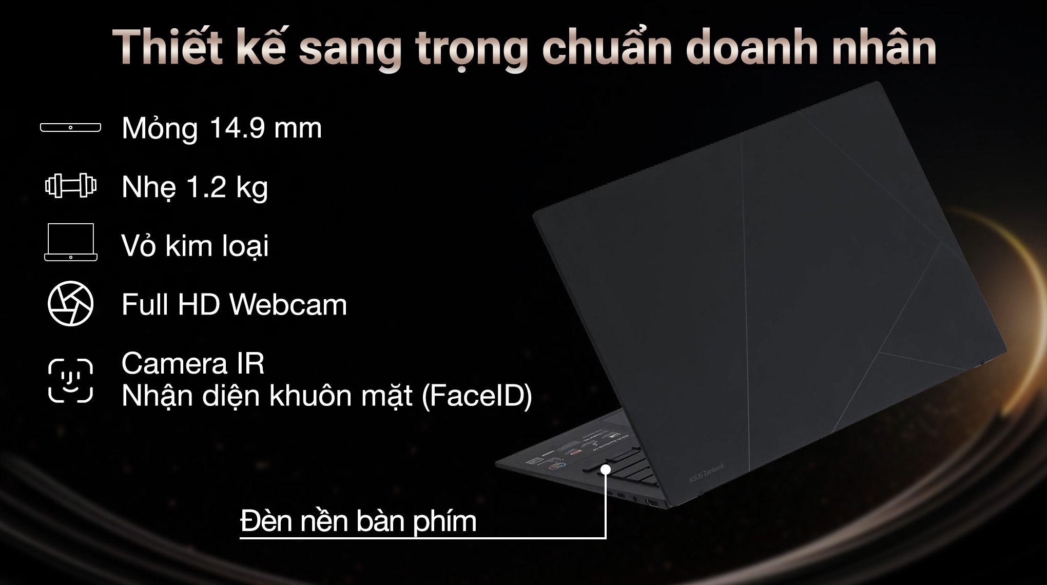 Laptop Asus Zenbook 14 UM3406KA - PP590WS (R7 AI 350, 32GB, 1TB, 3K OLED 120Hz, OfficeH24+365, Win11)